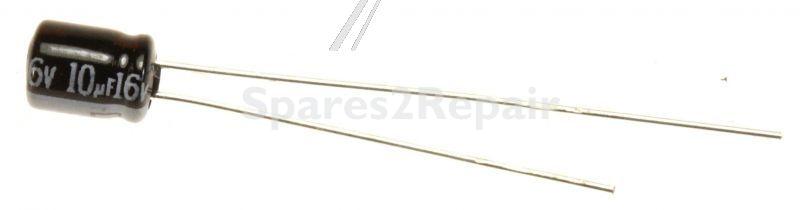 Panasonic 16v Radial Electrolytic 105 De - 10uf-16v Ecea1cks100 10µf-16v Elco Capacitor