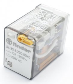Finder Pcb Relay - 230vac 12a-250vac Leistungsrelais, Dpdt, 230 Vac, 12 A
