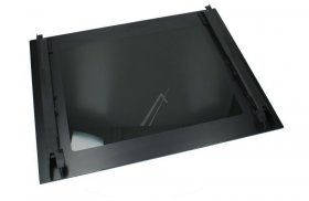 Hisense Gorenje Oven outer Door - 900293 Door Glass Bio21 6-231 Py Black 9005 Glu
