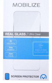 Mobilize Display Protective Film - 56662 Mobilize Edge-to-edge Glass Screen Protector Motorola Edge 30 Fusion Black Edge Glue