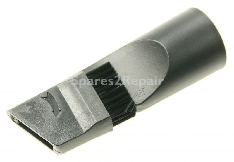 Crevice Nozzle - At5186026200 Outlet Connector Brush Black 2741 [Delonghi]