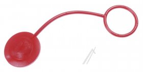 Numatic Square Plug - 903325 Red Sealing Plug 32mm For Hose 206842