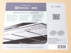 Carbon Filter - Ecfb02st 9029865723 Odourclean Standard Carbon Filter [Electrolux Aeg]