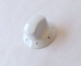 Esco Control Knobs - 2 07 10 09 077 01 Knob C Glass Ceramic Cooktop White
