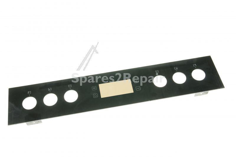Operating Unit Screen - 22007571 Glass Front Panel Gr (black) [Vestel]