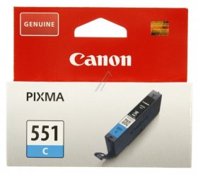 Canon Cartridge - Cli-551c 6509b001 Canon Ink Cartridge 7ml Cyan Ip7250- Mg5450- Mg6350