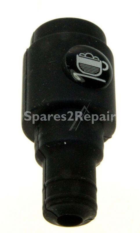 Philips Saeco Adapter - Hose - 11026707 996530068055 Black Steam Tube Handgrip