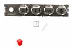 Faber Franke Roblin Switch Set - 133 0551 264 Con keyb esz4v Silver 9 5x9 5frk+g red