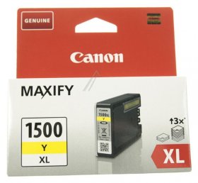 Canon Cartridge - Pgi-1500y Xl 9195b001 Ink Cartridge Yellow 12ml