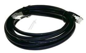 Cat6 Patch Cable - Patch Cable Cat6, Rj45, S-ftp (pimf), Black, 3m, Lsoh