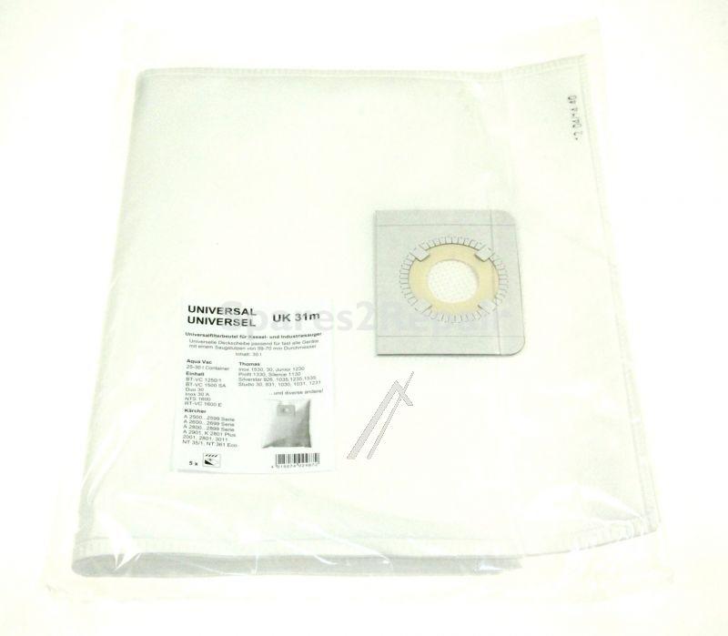 Filterclean Vacuum Cleaner Bags - Uk31m Fl903-gf Dust Bags X5