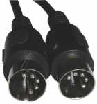 Compatible Din Plug-din Plug Audio - Audio Lead - 1 5m 2xdin 5pol 180° Plug-plug