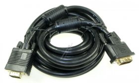 Compatible Dvi plug-hdd plug - Dvi-i Plug 18+5pol-hdd-plug 15pol 5 0m
