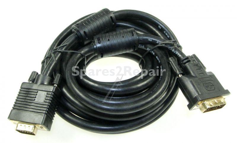 Compatible Dvi plug-hdd plug - Dvi-i Plug 18+5pol-hdd-plug 15pol 5 0m