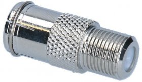 Com F-plug/f-jack Adaptor - Adaptor F-plug - F-socket