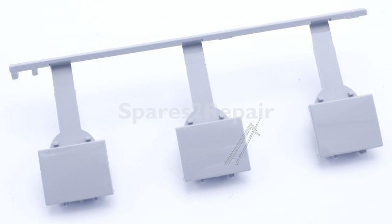 Button - C00448119 481010851706 Button Assembly Opt 7-3 Gry Tl-r 15 [Whirlpool Indesit]