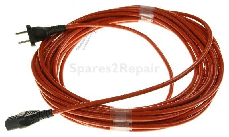 Numatic Mains Power Lead - 12.5 Mtr. 1mm X 2 Aderig Oranje Kabel Hd (ppr Plugged)