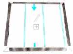 Metal Grease Trap - 00672203 Metal-mesh Grease Filter [Bosch Siemens]