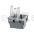 Power Button - 1257961209 On-off Button grey tc3 [Electrolux Aeg]