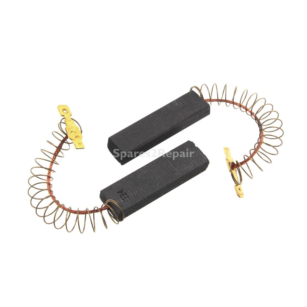 Compatible for Bosch 3TS, CM, CWF, WAE, WAQ, WM, WXP Series Washing Machine Motor Carbon Brush (43mm x 13mm x 5mm, Pack of 2)